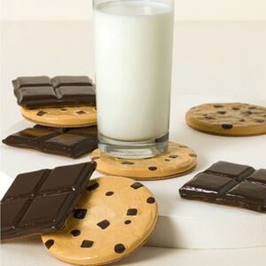 Chocolate and Cookie Coasters Set